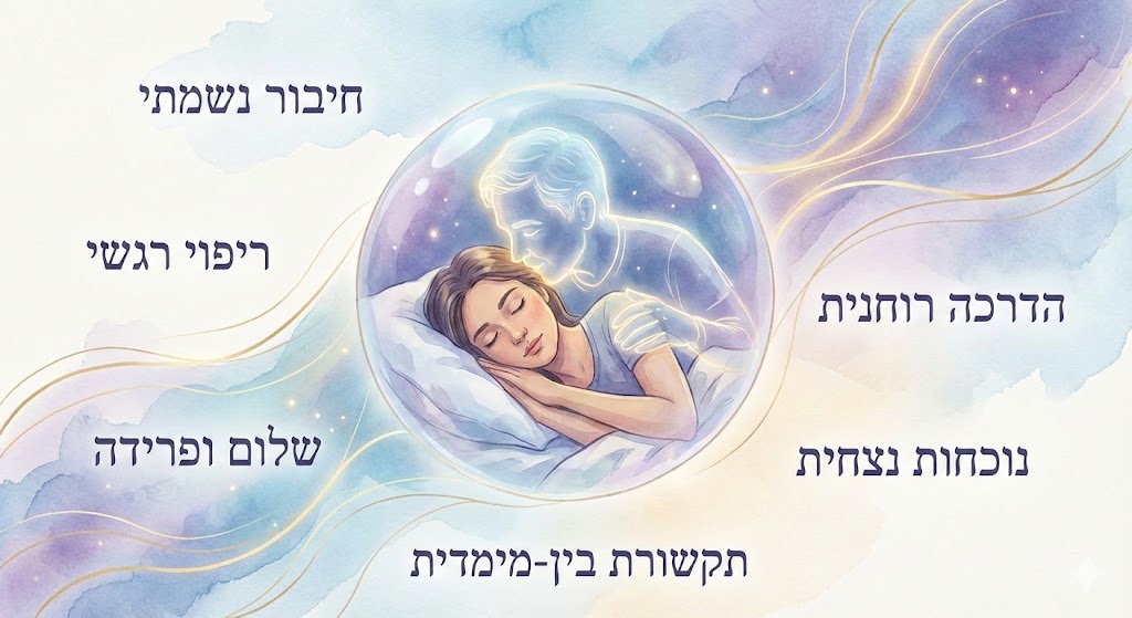 מת מחבק ומנשק בחלום