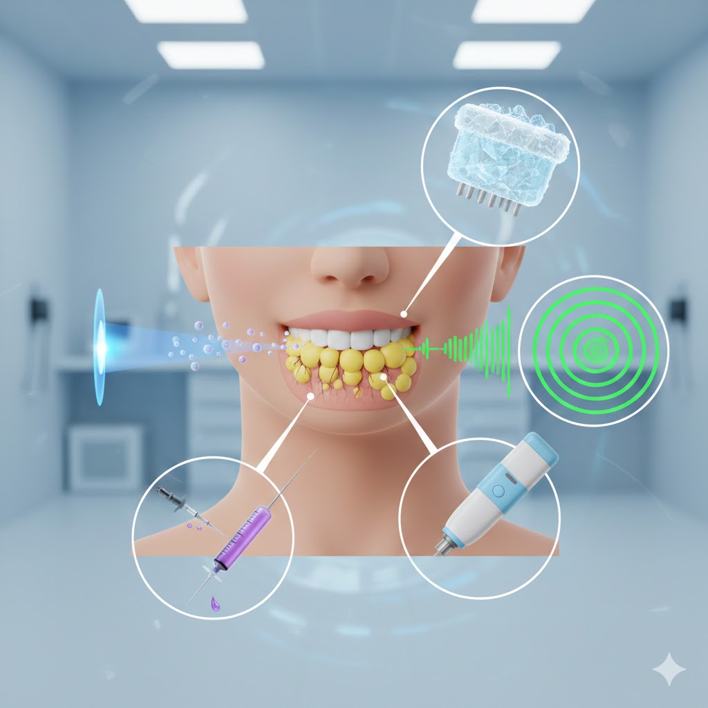 המסת שומן בסנטר באמצעות מגוון רחב של שיטות מתקדמות