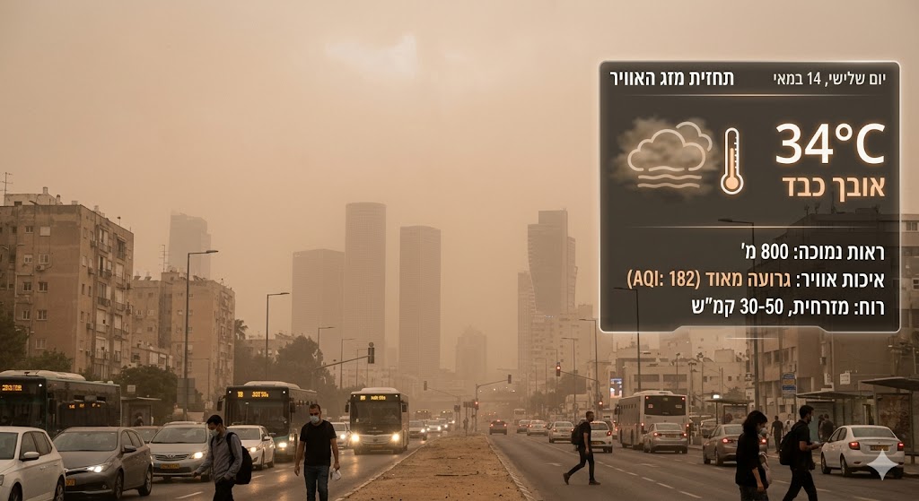 אובך - תחזית מזג אוויר