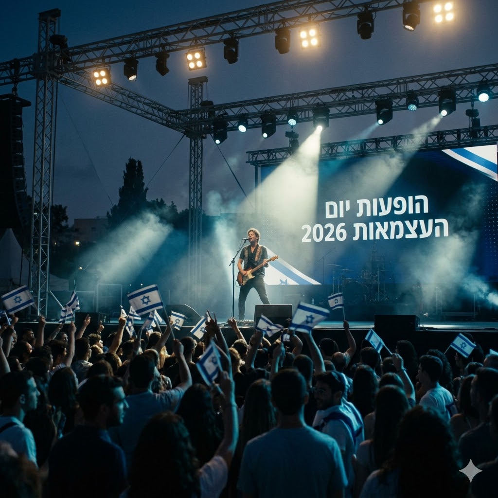 הופעות יום העצמאות 2026