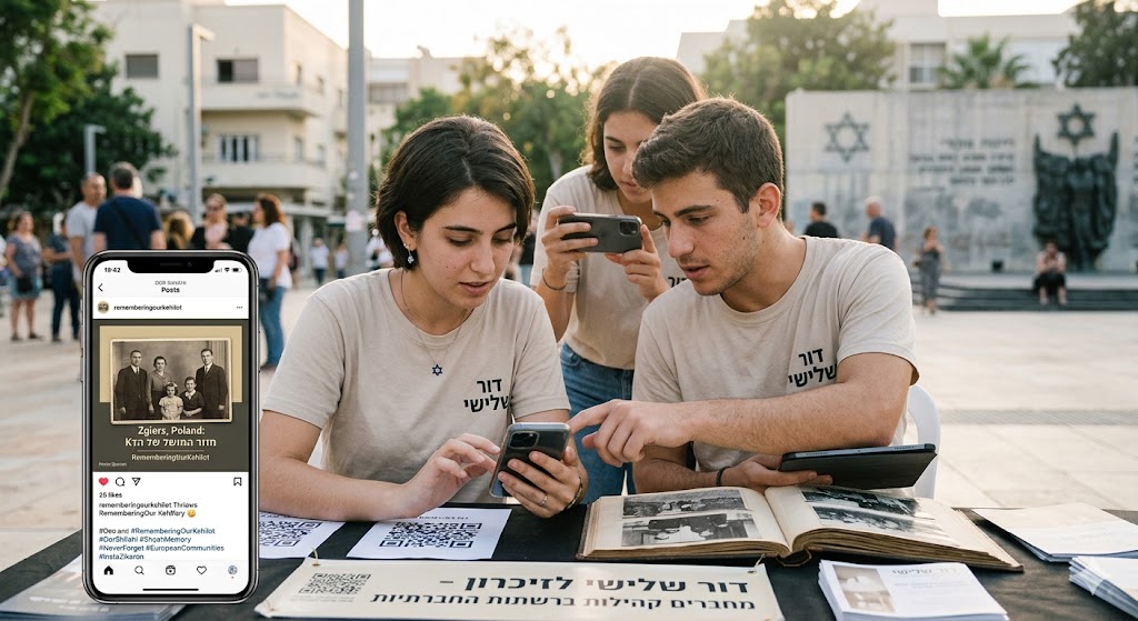 הצעירים שלקחו על עצמם להנציח את קהילות אירופה שנכחדו דרך הרשתות החברתיות