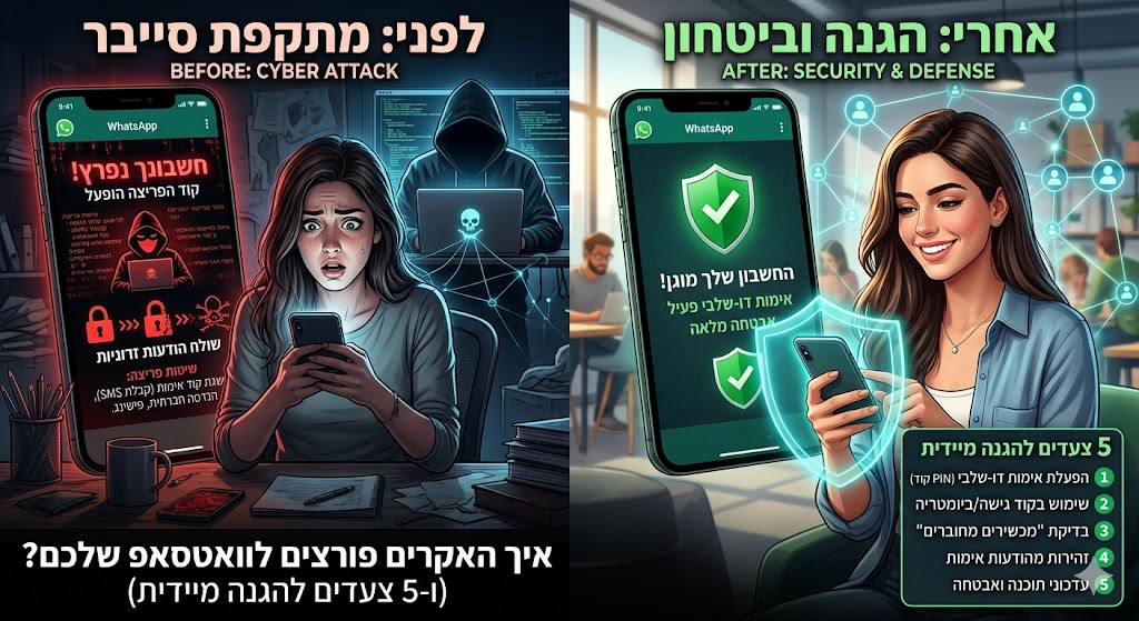 איך האקרים פורצים לוואטסאפ