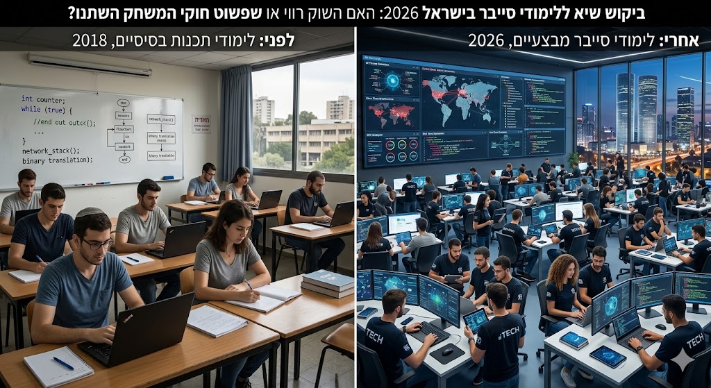ביקוש שיא ללימודי סייבר בישראל
