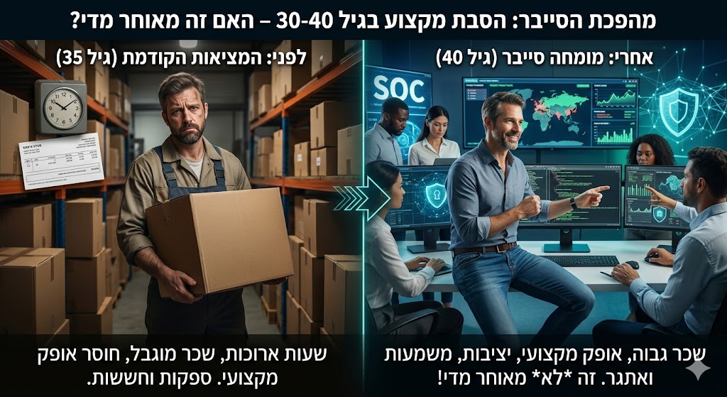 הסבת מקצוע בגיל 30